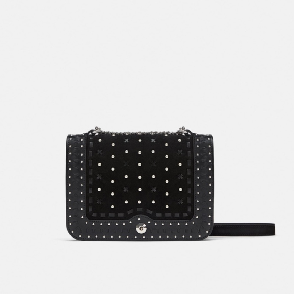 NWT • Zara • Quilted Crossbody Bag